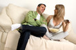 Couple watching TV
