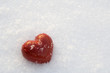 Herz im Schnee