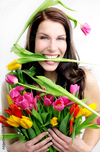 Foto: Biss in die Tulpen Biss in die Tulpen