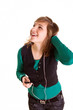 Happy with music