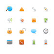 Set of icons for common computer functions Set of icons for common computer functions