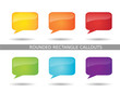Photo en ligne au meilleur prix Presentation Rounded Rectangle Callout Icons