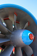 Jet engine blades.