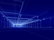 3D architectural construction 3D architectural construction