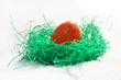 Osternest im Schnee