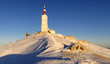 Un soir d'hiver au sommet du Mont Ventoux Un soir d'hiver au sommet du Mont Ventoux