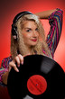 Beautiful female DJ