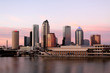 Modern Architecture in Downtown of Tampa, Florida USA