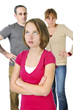 Teenage girl in trouble with parents