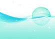 Surface of the water