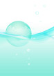 Surface of the water
