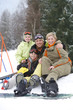 Young family on ski vacation