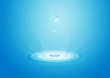 Drop of water and ripple