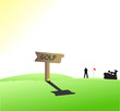 golf vector illustration