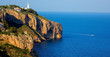 Shot of a Mediterranean beach and coastline