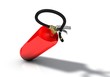 Fire Extinguisher Tilted