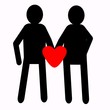 icon couple love