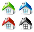 maisons colorées