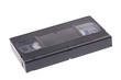 VHS tape on white background