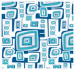 Abstract seamless colored pattern - vector illustration