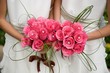 Bridesmaids with their gorgeous bouquets