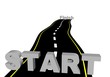 Illustration: road to success road to success