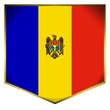 drapeau ecusson moldavie moldova flag