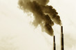 Photo: Scary image of power plant's emissions Scary image of power plant's emissions