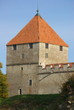 Kuressaare Castle Tower in Bright Autumn Colors