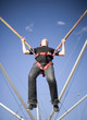 rope jumper having fun rope jumper having fun