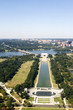 View on Lincoln memorial