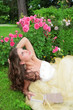 romantic portrait of the bride