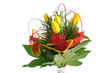 Yellow tulips bouquet