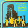 Urban Rock Band Background