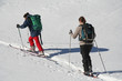 Skieurs de randonnée