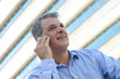 Businessman chatting on the cellphone