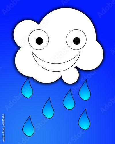 Illustration: Happy Rain Cloud 5 Happy Rain Cloud 5