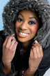Smiling Winter Woman