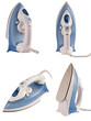 Steam iron from four angles Steam iron from four angles