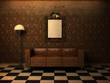 Distressed grungy interior. Distressed grungy interior.