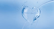 Water Heart with Arrow