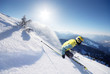 Skier in mountains Skier in mountains