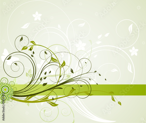 Floral background vector Floral background vector