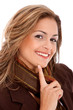 Business woman isolated