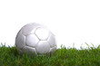 Soccer ball in the studio