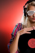 Stylish female DJ