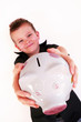 piggy bank boy