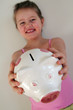 piggy bank girl
