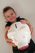 piggy bank boy