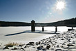 Talsperre in Cranzahl im Winter Talsperre in Cranzahl im Winter